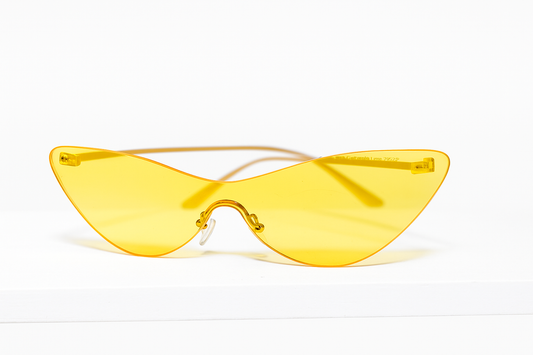 Yellow Cateye Sunglasses