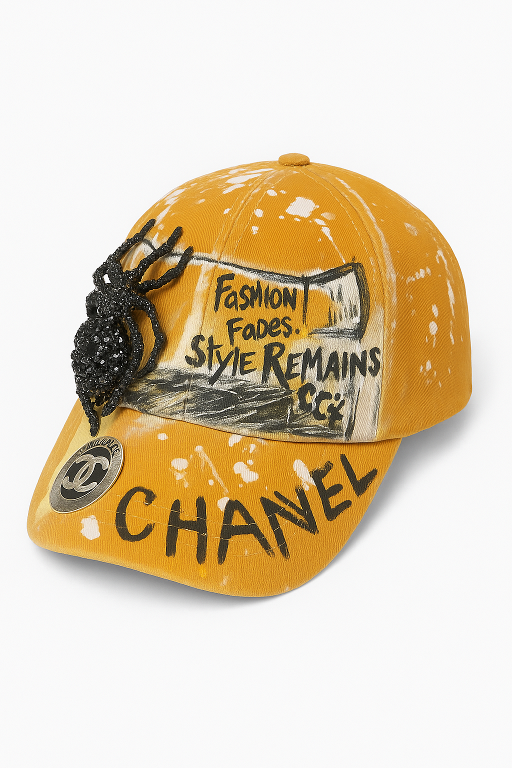 Vintage Designer Themed Baseball Cap